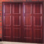 Brompton Steel Rosewood Finished Up and Over Garage Doors