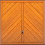 Chevron Timber Garage Doors from City Garage Doors