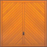 Chevron Timber Garage Doors from City Garage Doors