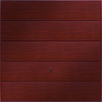 Horizontal Rosewood Garage Doors from City Garage Doors