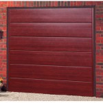 Haven Steel Rosewood Finished Up and Over Garage Doors