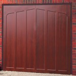 Jacobean Steel Rosewood Finished Up and Over Garage Doors